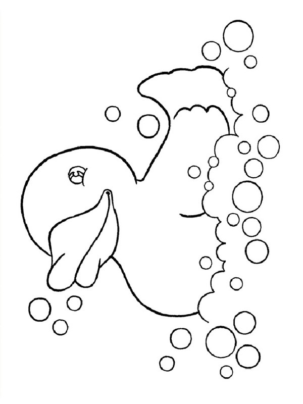Rubber duck Coloring page