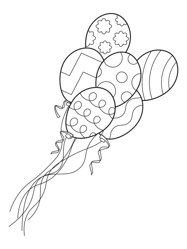 balloons Coloring page