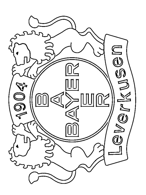 Bayer 04 Leverkusen Coloring page