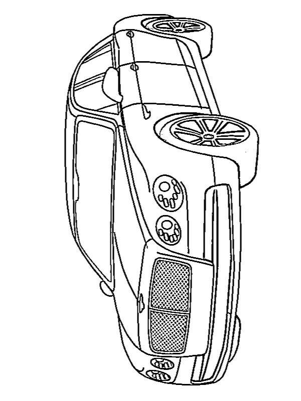 Bentley Flying Spur Coloring page