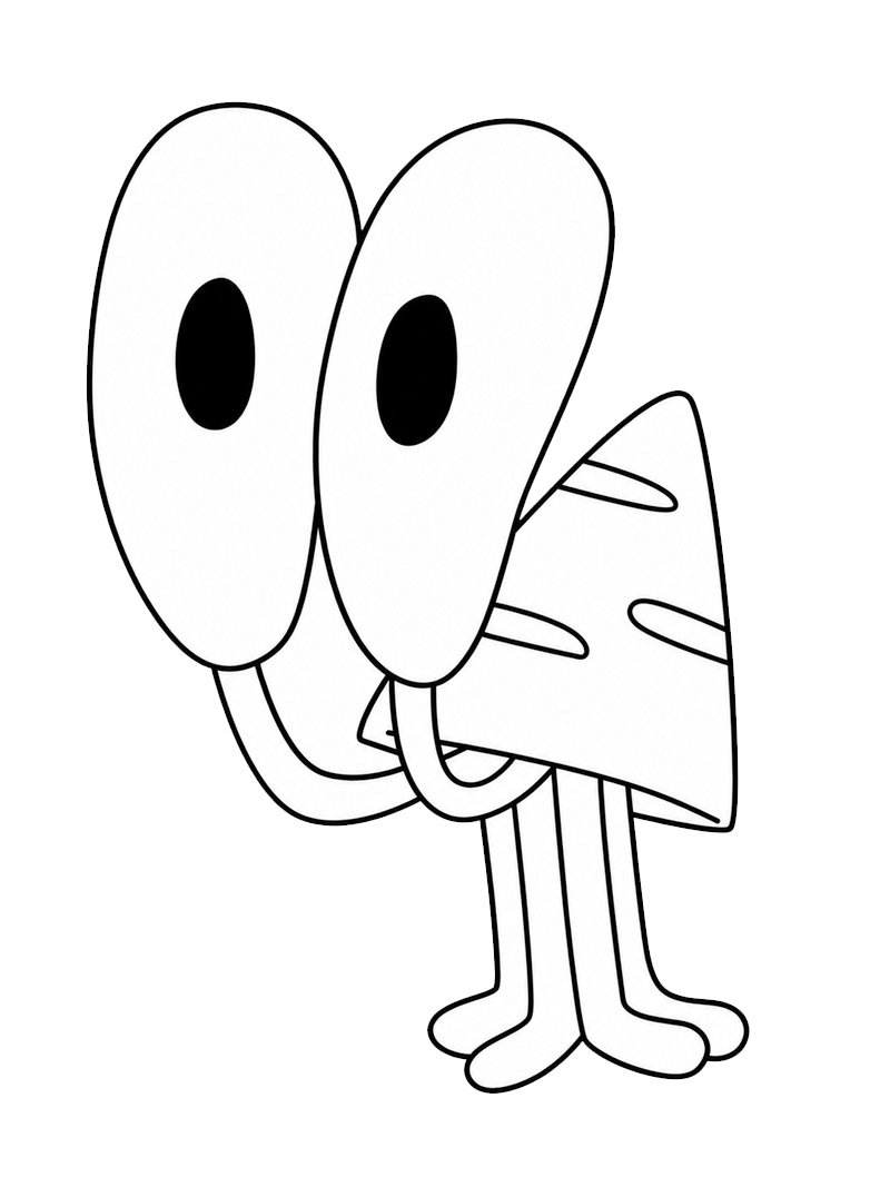 Bernie (Zig and Sharko) Coloring page Bernie (Zig and Sharko) Coloring page