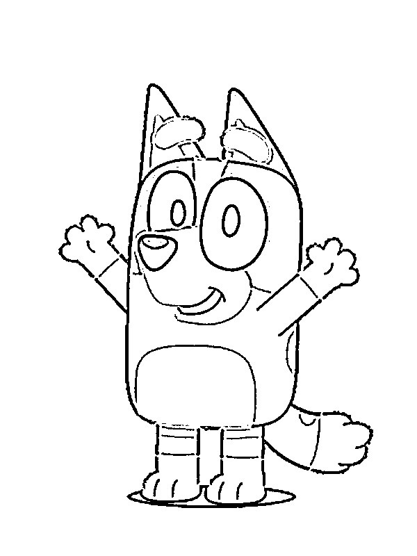 Bingo Heeler coloring page