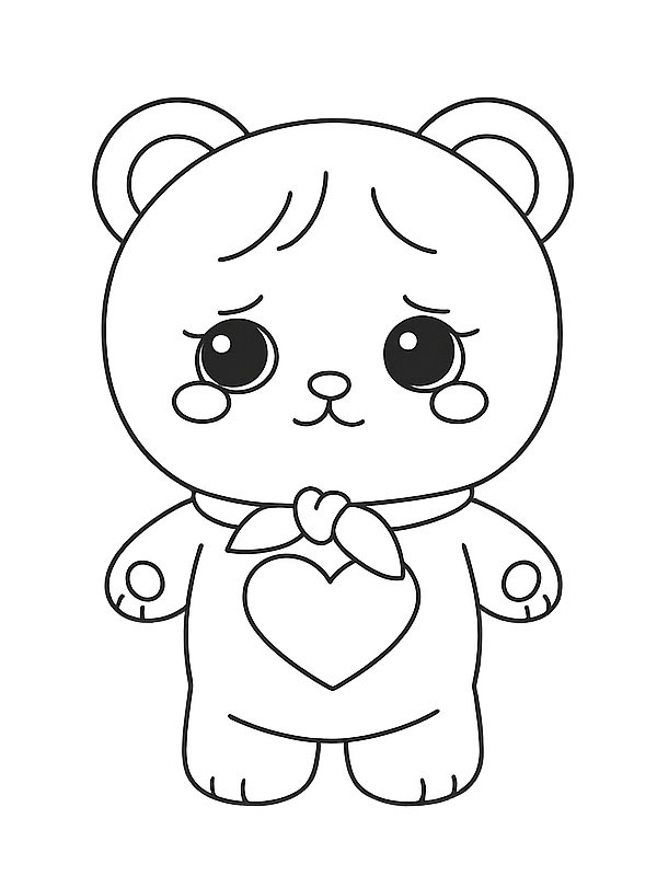 Blackpink Plush Jisoo Coloring page Blackpink Plush Jisoo Coloring page