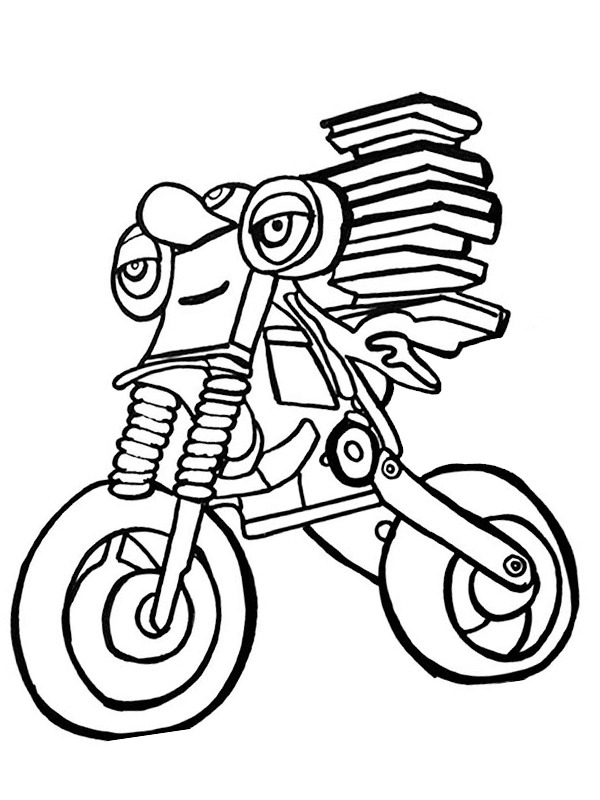 Blip Hoopla Ricky Zoom Coloring page Blip Hoopla Ricky Zoom Coloring page