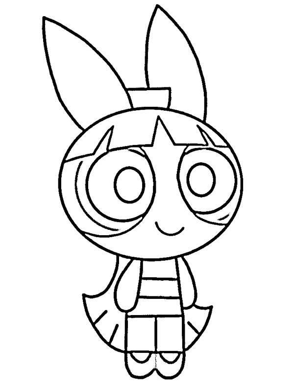 Blossom (The Powerpuff Girls) Coloring page