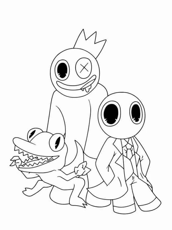 Blue red and Orange Coloring page Blue red and Orange Coloring page