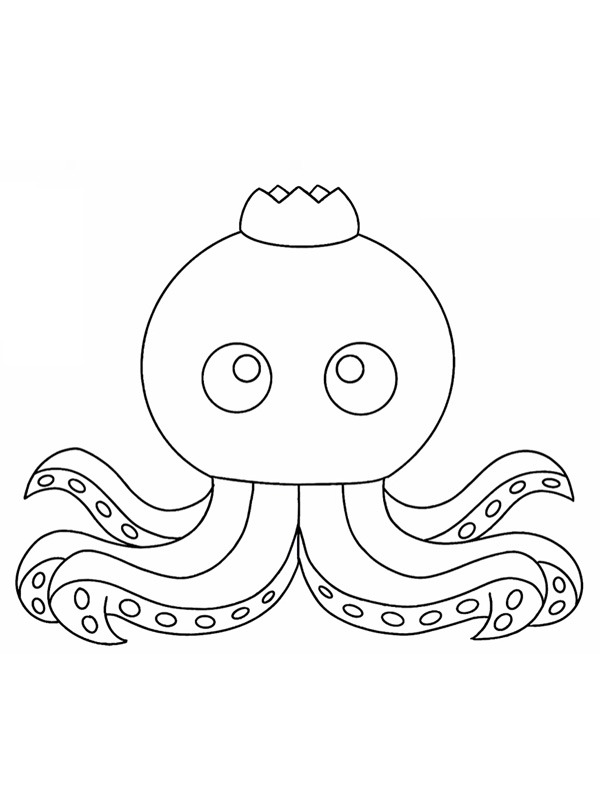 Blueberrinni Octopussini Coloring page Blueberrinni Octopussini Coloring page