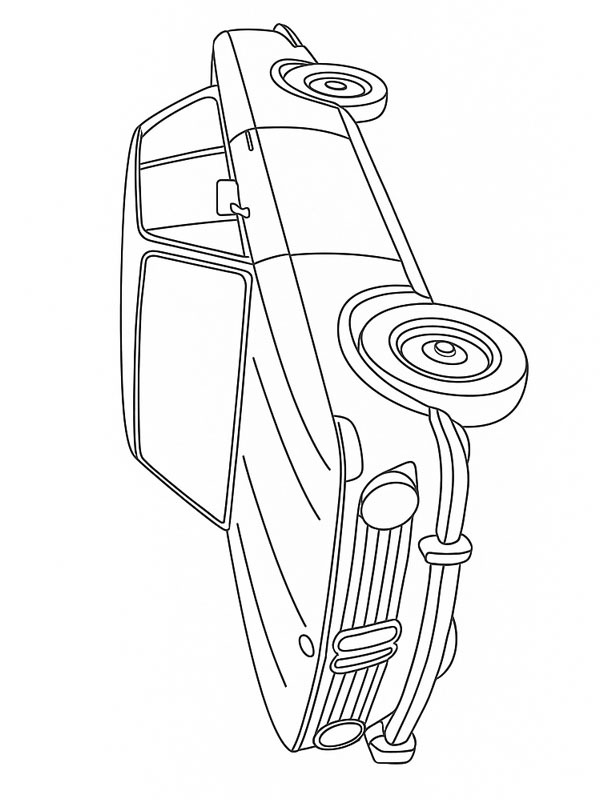 BMW 2002 Coloring page