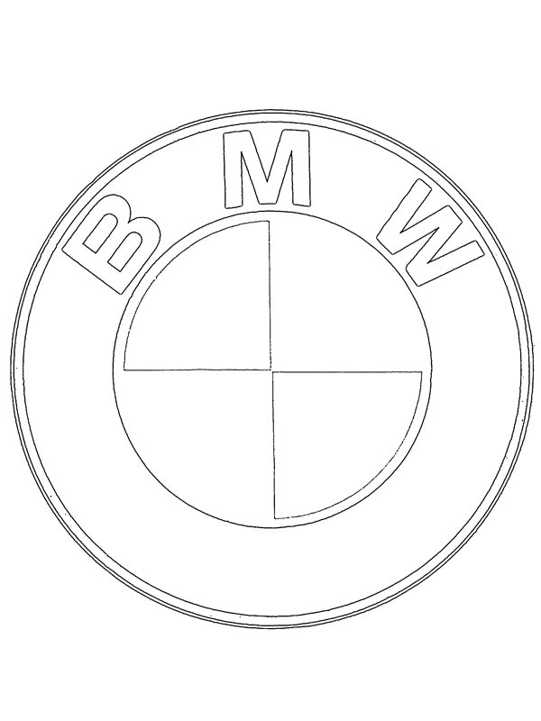 BMW Logo Coloring page