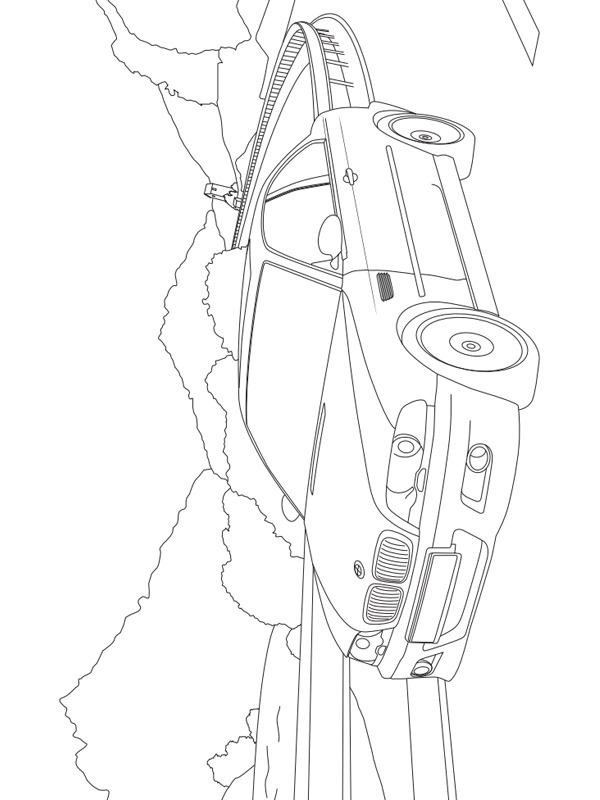 BMW M3 Coloring page