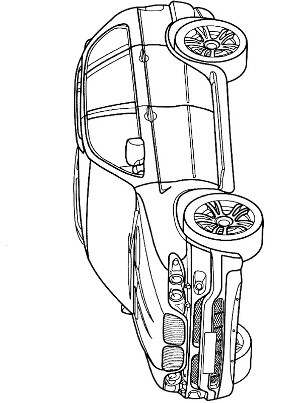BMW X5 Coloring page