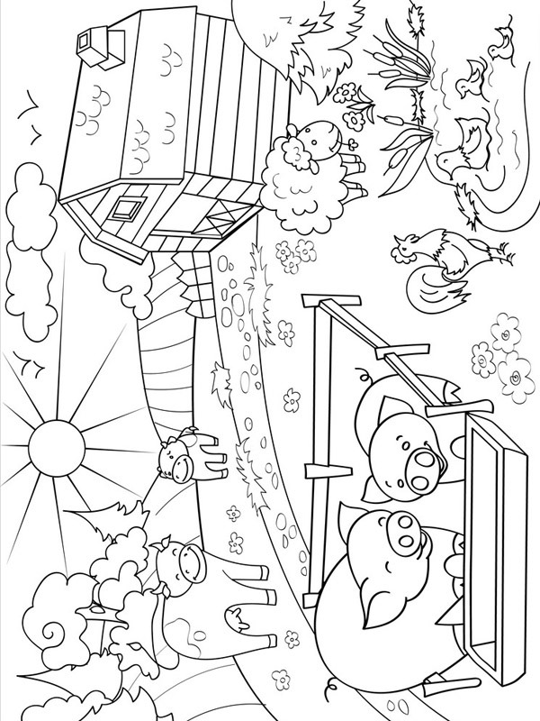 Farm Coloring page