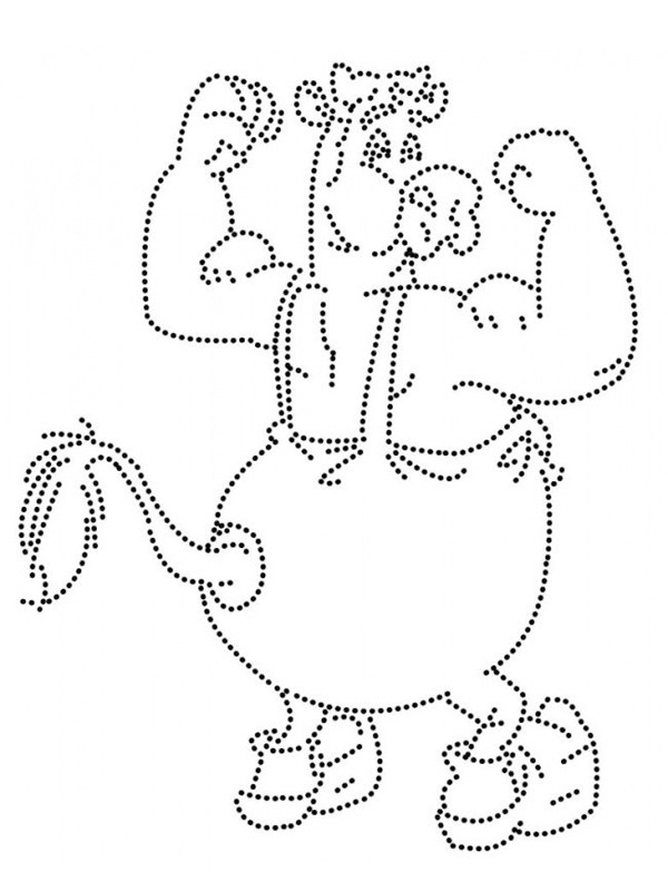 boes pin prick Coloring page