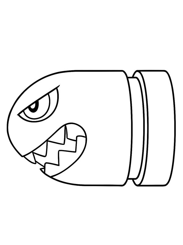 Bomber Bill Coloring page