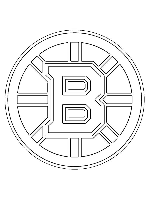 Boston Bruins Coloring Page - Funny Coloring Pages