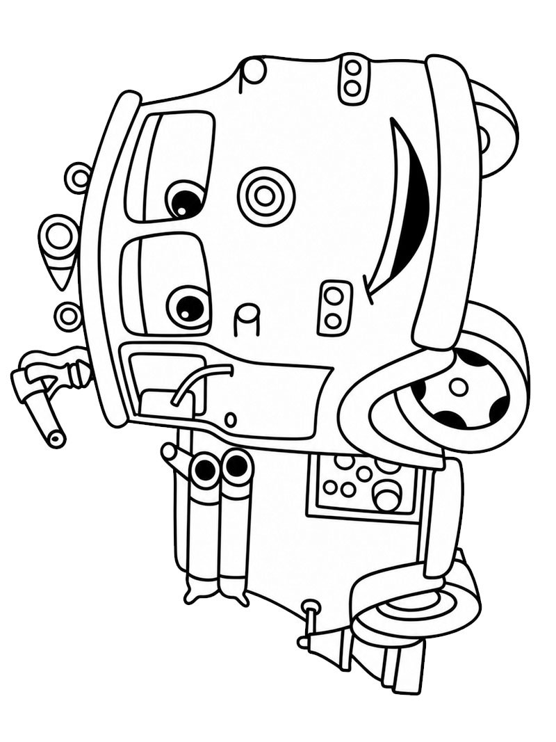 Red the Fire Truck (Cars) Coloring page Red the Fire Truck (Cars) Coloring page