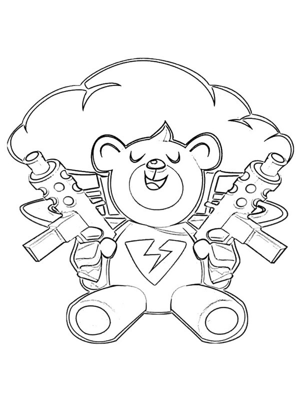 Brite bomber Coloring page