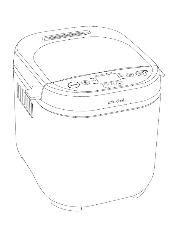 Breadmaker Coloring page