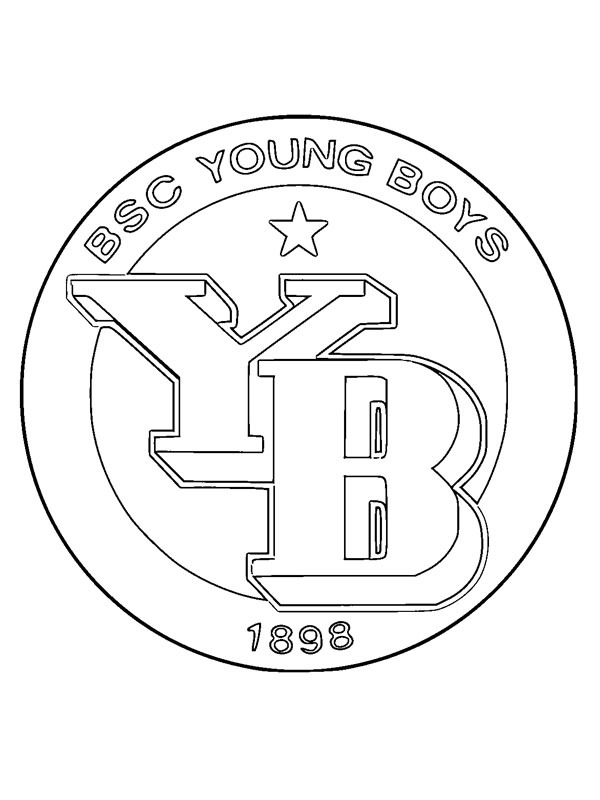BSC Young boys Coloring page