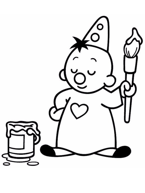 Bumba painting Coloring page