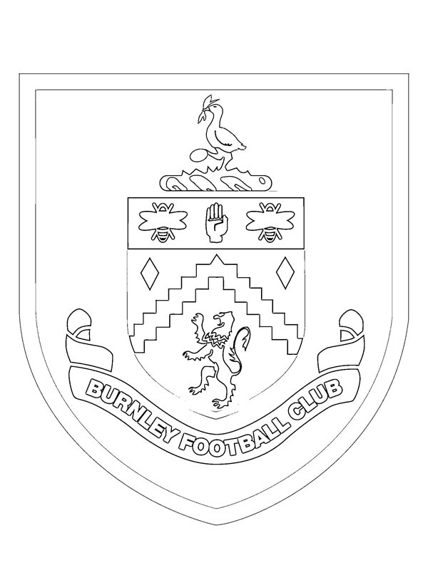 Burnley FC Coloring page