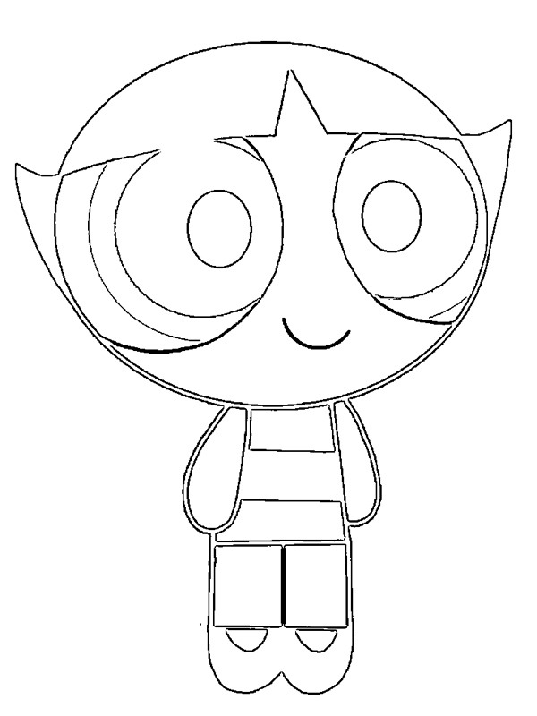 Buttercup (Powerpuff girls) Coloring page