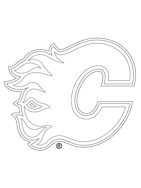 Calgary Flames Coloring page