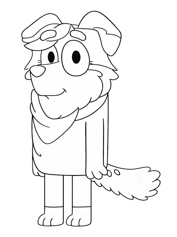 Calypso (Bluey) Coloring page
