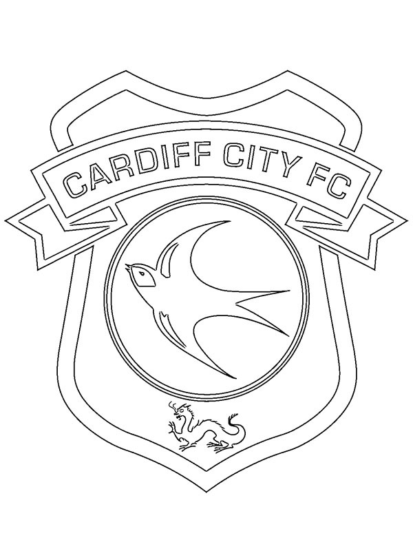 Cardiff City Coloring page