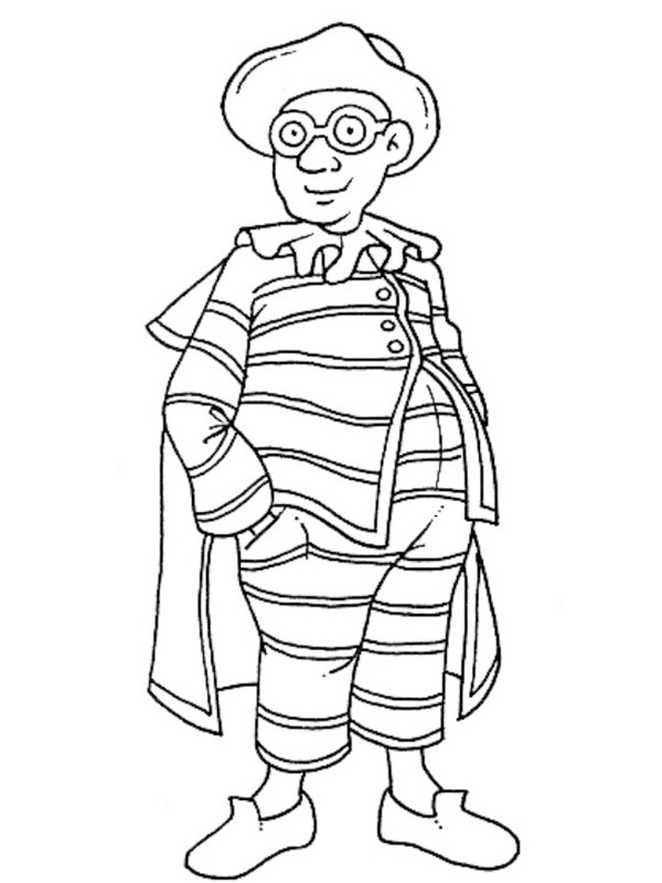 Carnaval Coloring page