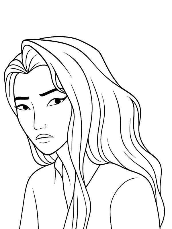 Celine (KPop Demon Hunters) Coloring page Celine (KPop Demon Hunters) Coloring page