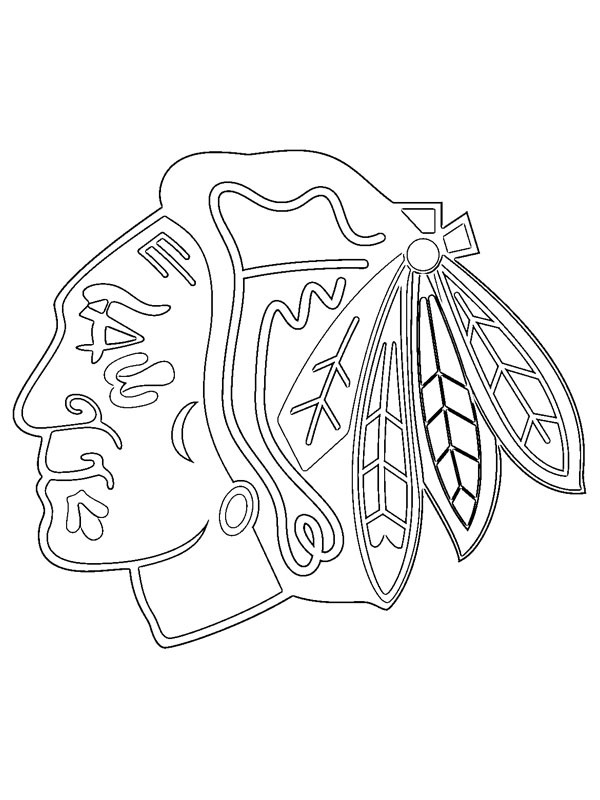 Chicago Blackhawks Coloring page