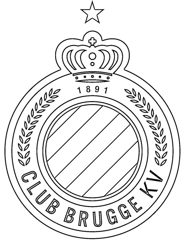 Club brugge Coloring page