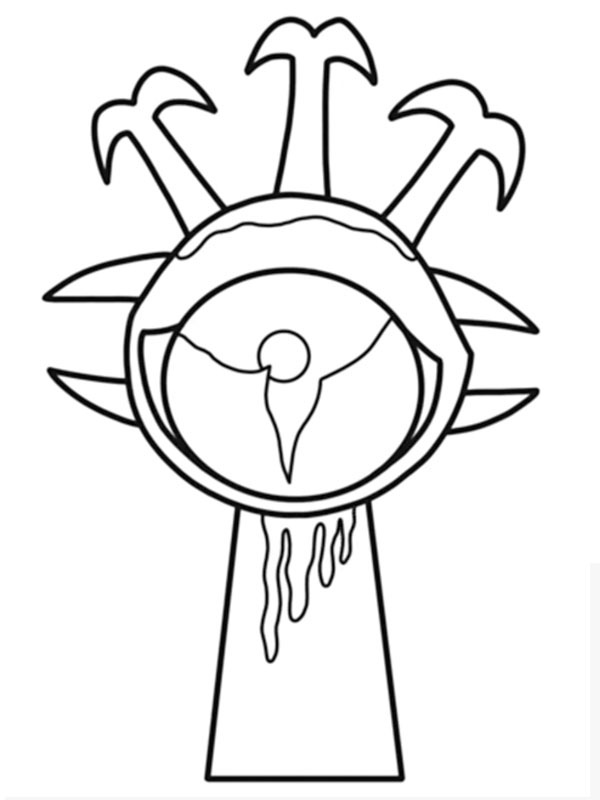 Clukr Silver phase 5 Coloring page Clukr Silver phase 5 Coloring page