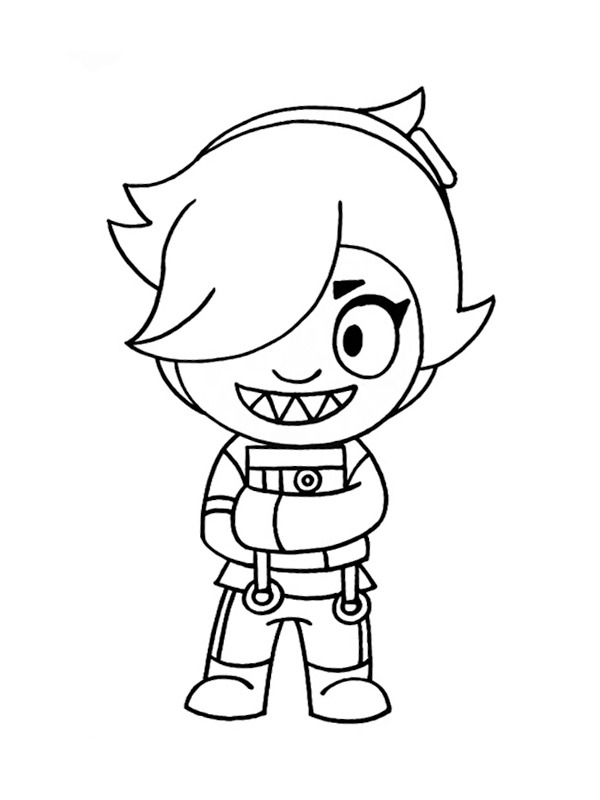 Colette Brawl Stars Coloring page
