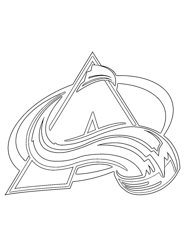 san jose sharks logo coloring page