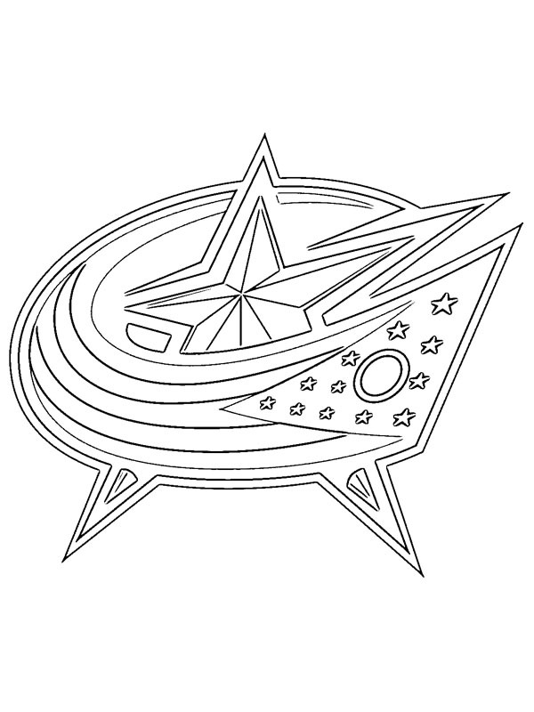 Columbus Blue Jackets Coloring page