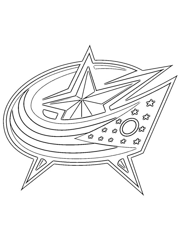 Columbus Blue Jackets Coloring page Columbus Blue Jackets Coloring page