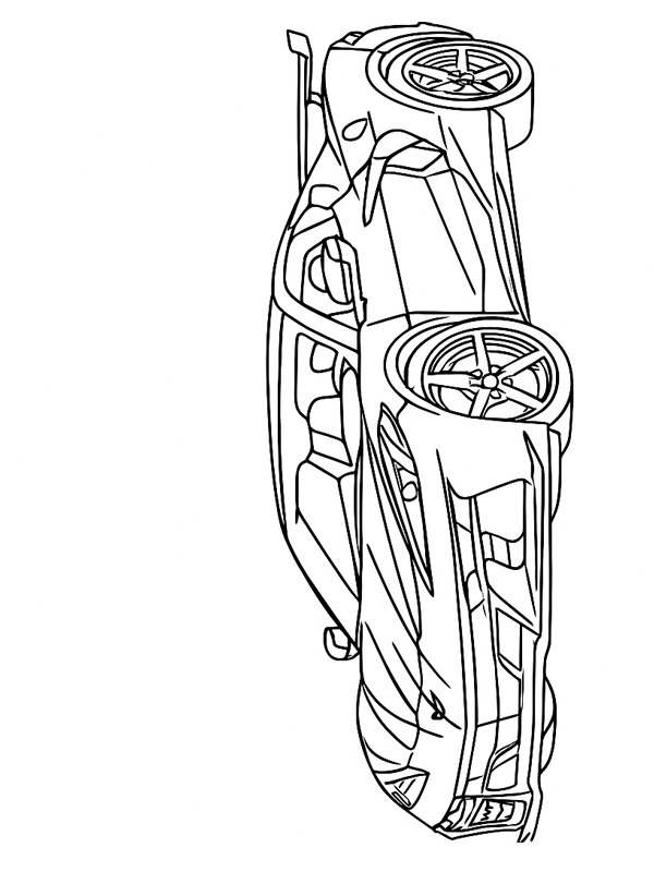 Chevrolet Corvette Z06 Coloring page Chevrolet Corvette Z06 Coloring page