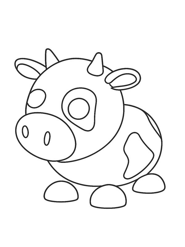Cow (Adopt Me!) Coloring page