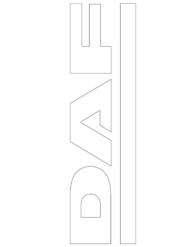 DAF Trucks logo Coloring page DAF Trucks logo Coloring page