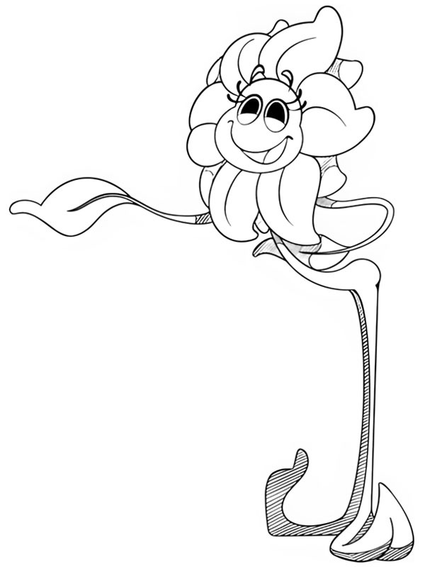 Poppy Playtime Daisy Coloring page Poppy Playtime Daisy Coloring page