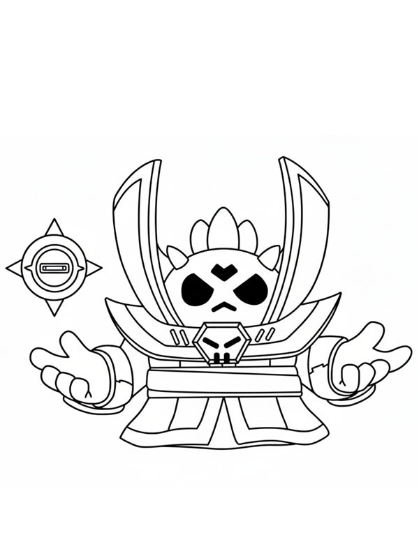 Dark Lord Spike Coloring page