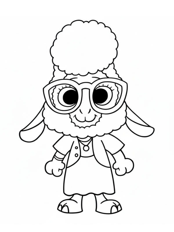 Dawn Bellwether Coloring page