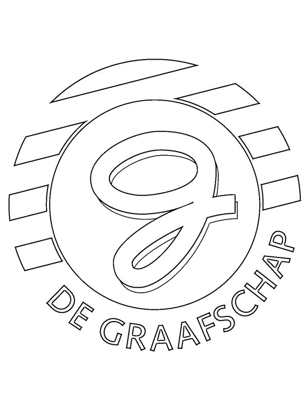 De Graafschap Coloring page De Graafschap Coloring page
