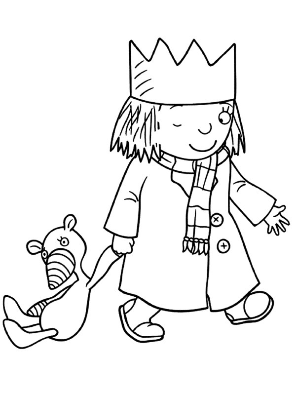 The little prince with Gilbert Coloring page
