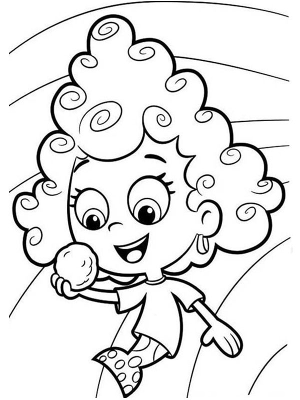 Deema Bubble Guppies Coloring page Deema Bubble Guppies Coloring page