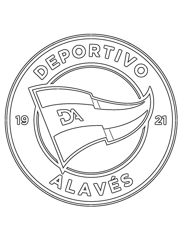 Deportivo Alavés Coloring page
