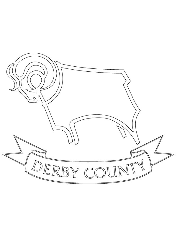 Derby County FC Coloring page