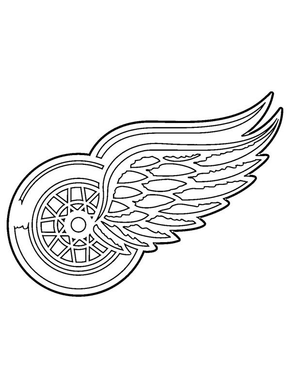 Detroit Red Wings Coloring page